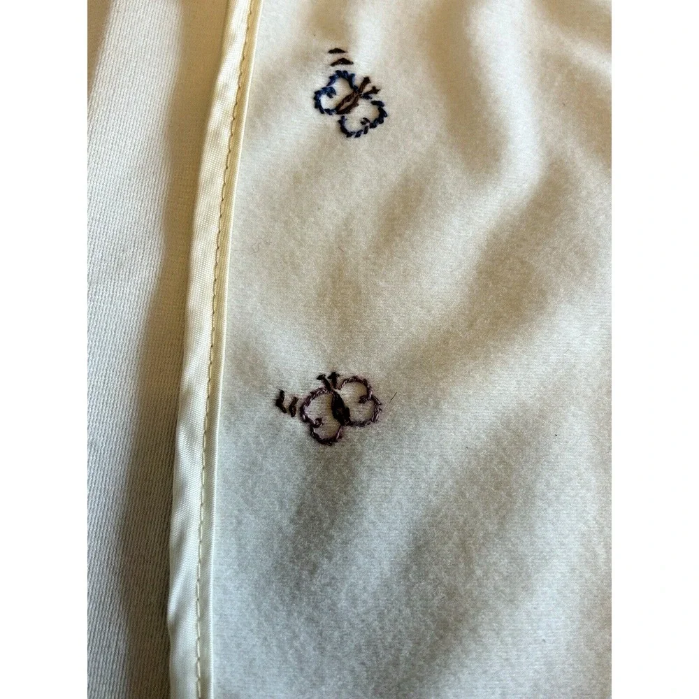 Vintage Baby Unisex Embroidered Mouse Bear Robe Dress Spring Easter Cottage Core
